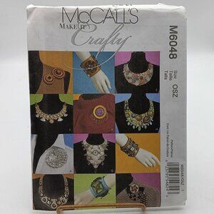 McCalls Crafty Jewelry & Accessories Pattern M6048 OSZ 2010